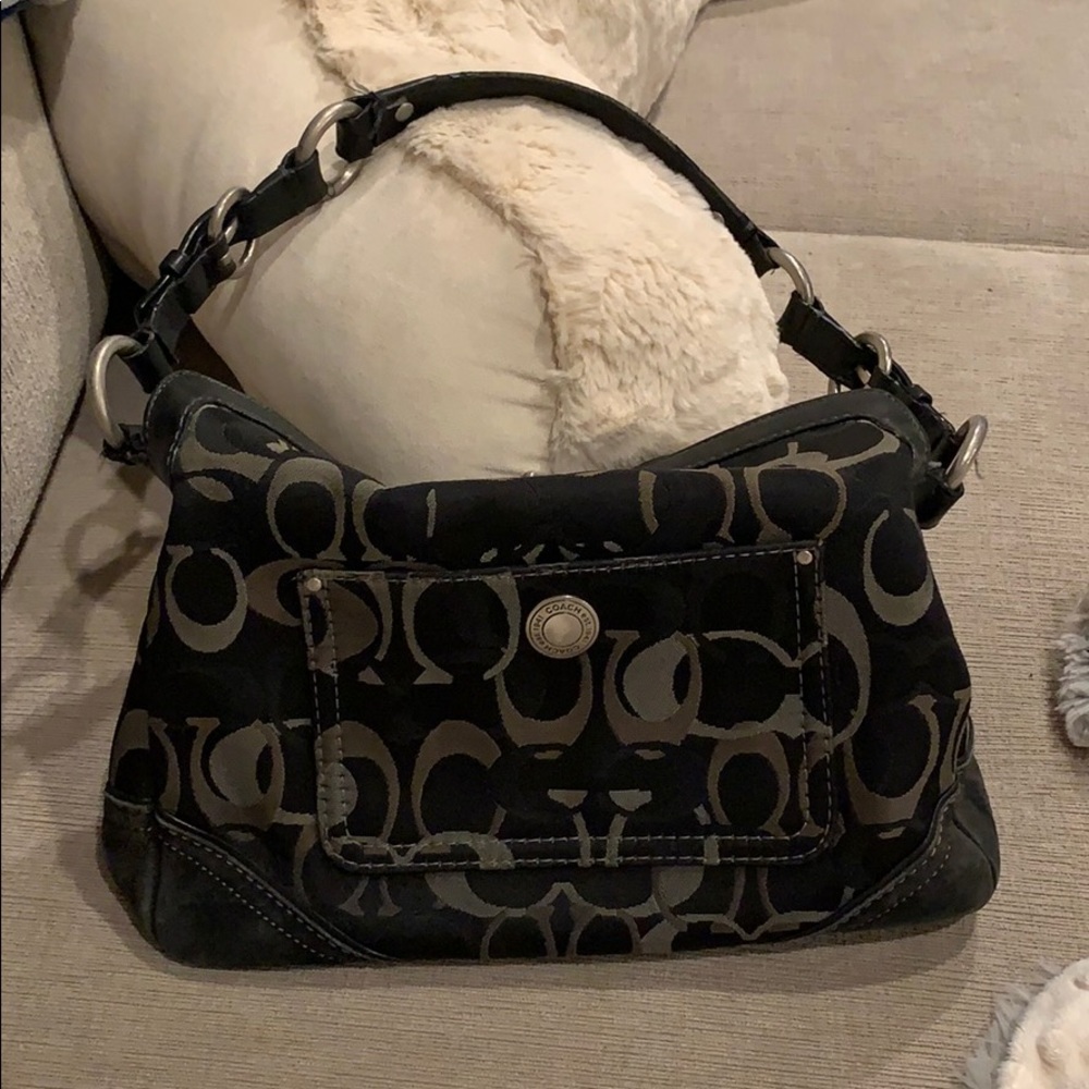 Black coach bag